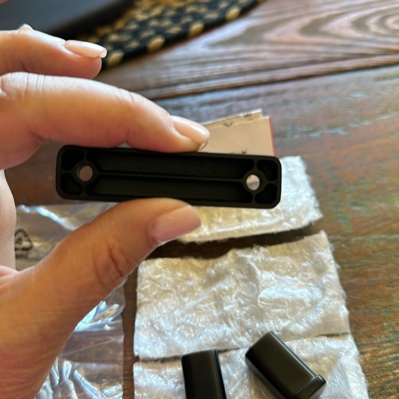 NWOT Matte Black Hansgrohe AddStoris Double Robe Hook - Picture 8 of 14